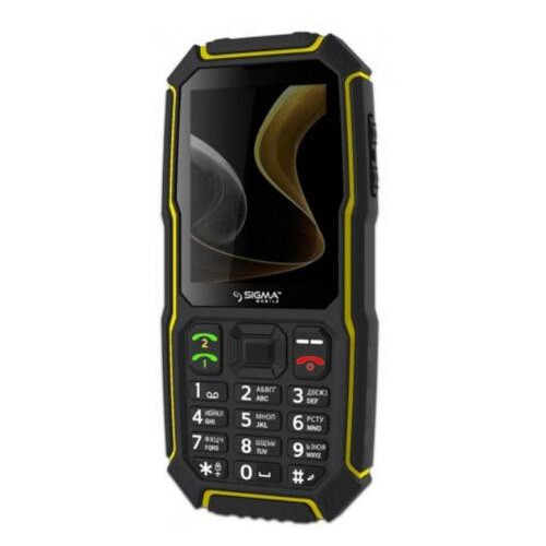 Мобільний телефон Sigma mobile X-treme ST68 Black Yellow (4827798636725) фото №2