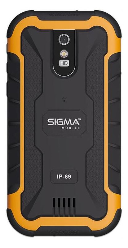 Смартфон Sigma Mobile X-treame PQ20 Black/Orange фото №2