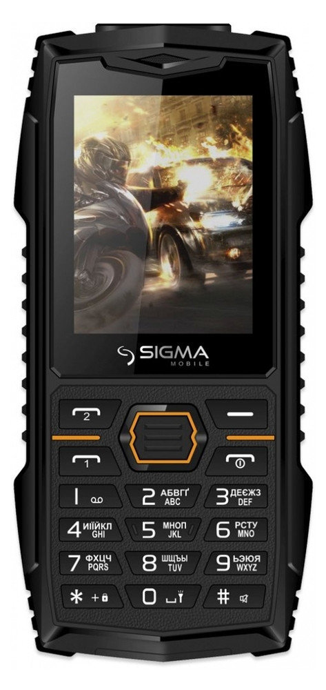 Мобільний телефон Sigma mobile X-treme AZ68 black-orange фото №1