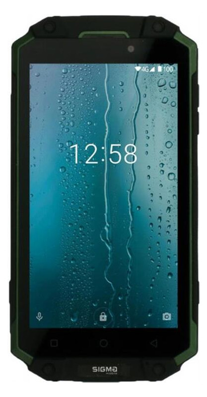 Смартфон Sigma mobile X-treame PQ39 Ultra Dual Sim Black/Green фото №1