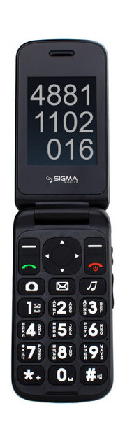 Мобільний телефон Sigma mobile Comfort 50 Shell DUO black-red фото №1