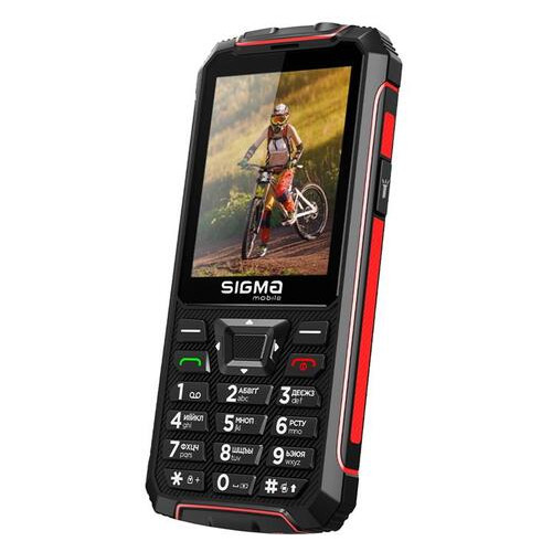 Мобільний телефон Sigma mobile X-treme PR68 Dual Sim Black/Red (4827798122129) фото №3