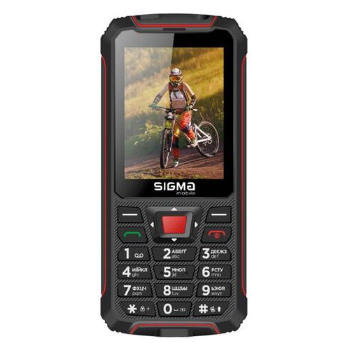 Мобільний телефон Sigma mobile X-treme PR68 Dual Sim Black/Red (4827798122129) фото №1