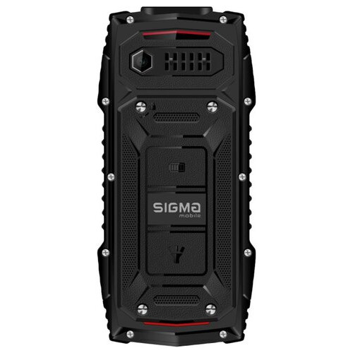 Мобільний телефон Sigma mobile X-TREME AZ68 black-red фото №2