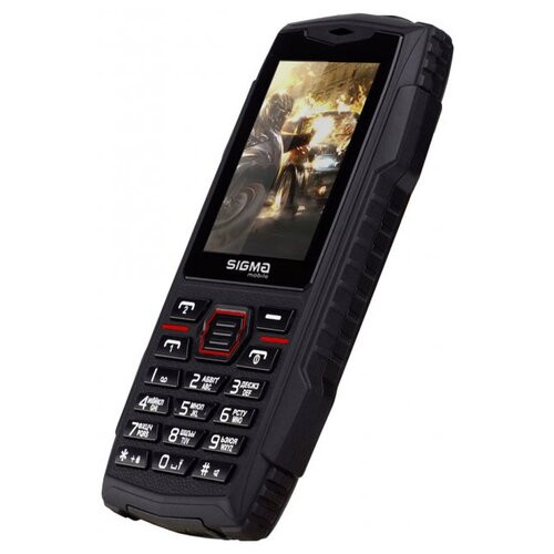 Мобільний телефон Sigma mobile X-TREME AZ68 black-red фото №3