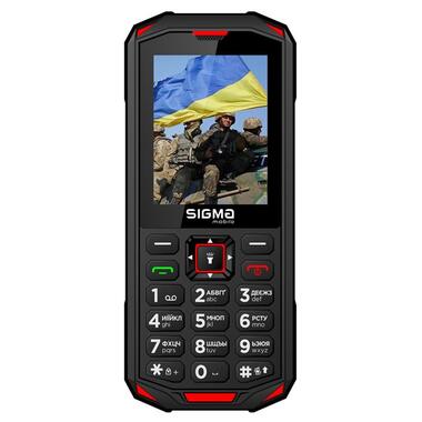 Мобільний телефон Sigma mobile X-treme PA68 Black/Red (4827798466520) фото №1