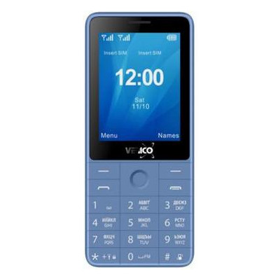 Мобільний телефон Verico Qin S282 Blue фото №3
