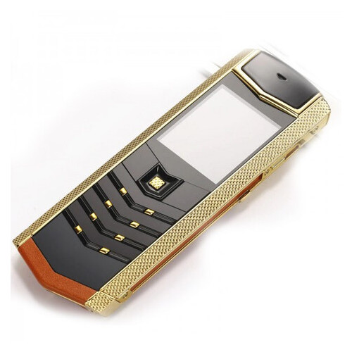 Мобільний телефон H-Mobile V1 (Hope V1) Brown/Gold (Vertu design) фото №1