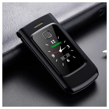 Мобільний телефон Tkexun F18 (Happyhere F18) black. Dual display фото №1
