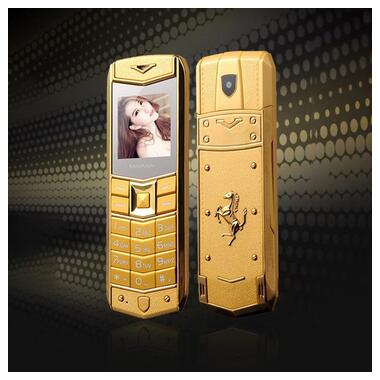 Мобільний телефон H-Mobile A8 (Mafam A8) gold. Vertu design фото №1