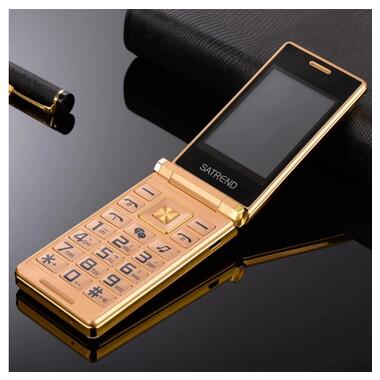 Мобільний телефон Tkexun A15 (Satrend A15, Dsfen A15) gold. Dual display фото №1