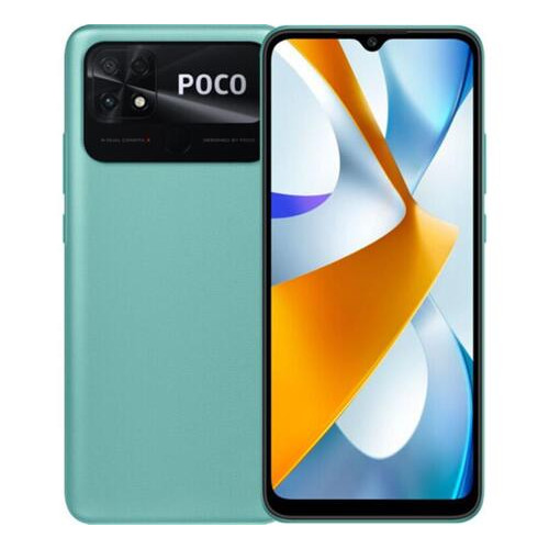 Смартфон Xiaomi Poco C40 3/32Gb Coral Green фото №1