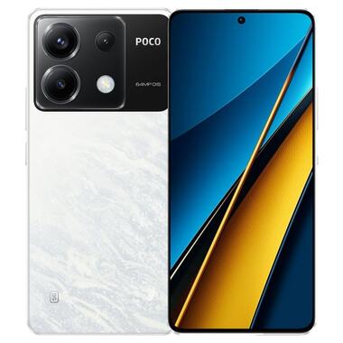 Смартфон Xiaomi Poco X6 5G 8/256GB White NFC фото №1