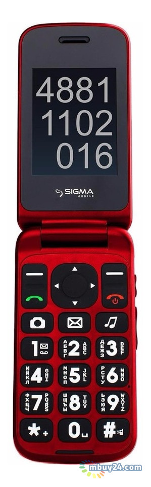 Мобільний телефон Sigma mobile Comfort 50 Shell Duo Red фото №4