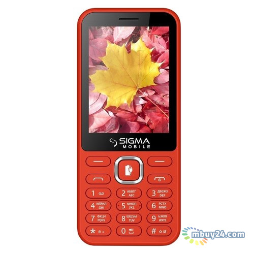 Мобільний телефон Sigma mobile X-style 31 Power Red фото №1