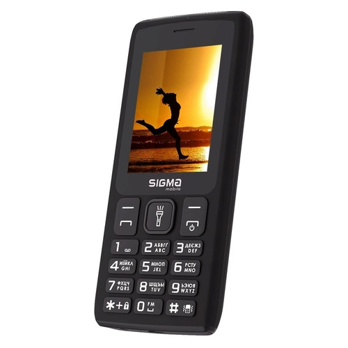 Мобільний телефон Sigma mobile X-Style 34 NRG black фото №1