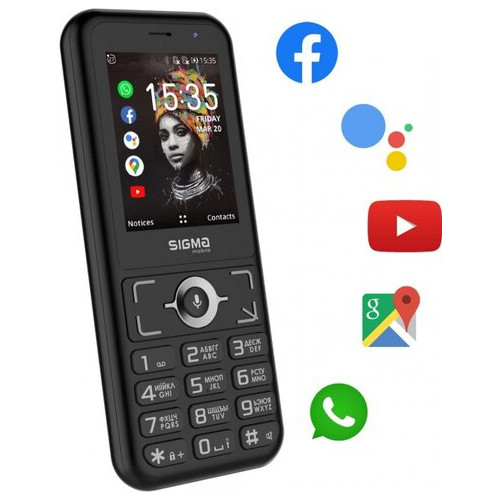 Мобільний телефон Sigma mobile X-Style S3500 sKai black фото №2