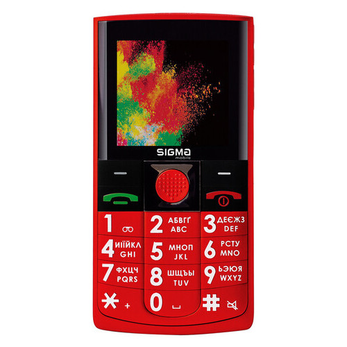 Мобільний телефон Sigma Comfort 50 Solo Red фото №2
