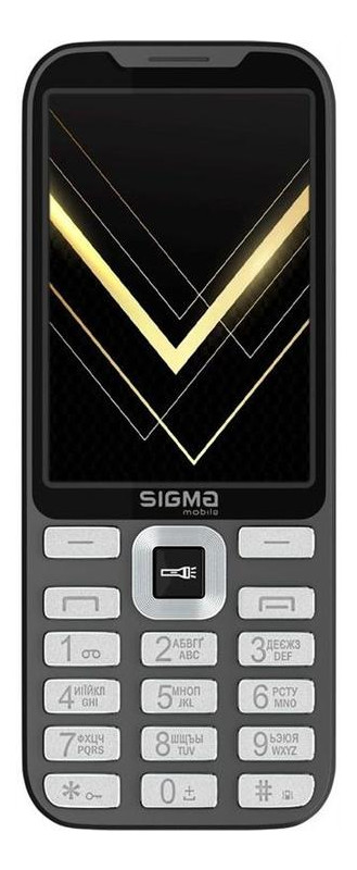 Мобільний телефон Sigma mobile X-style 35 Screen Dual Sim Grey фото №1