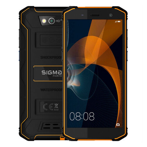 Смартфон Sigma X-treme PQ36 3/32Gb Black Orange (4827798865224) фото №2
