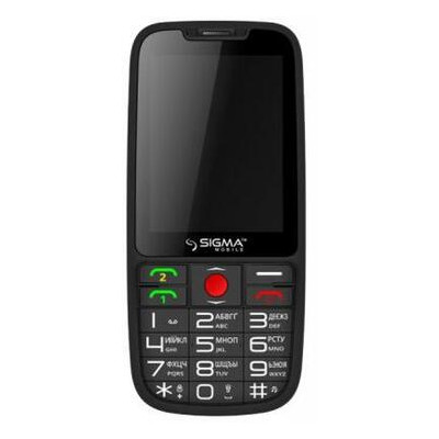 Мобильный телефон Sigma Comfort 50 Elegance Black / Grey / Red *CN фото №1