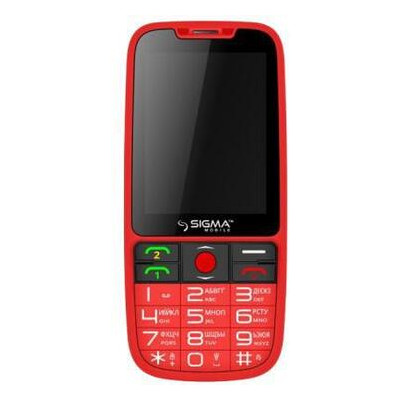 Мобильный телефон Sigma Comfort 50 Elegance Black / Grey / Red *CN фото №6