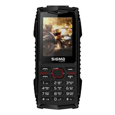 Мобільний телефон Sigma X-treme AZ68 Black Red (4827798374924) фото №1