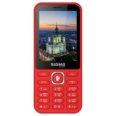 Мобільний телефон Sigma X-style 31 Power Type-C Red (4827798855058) фото №1