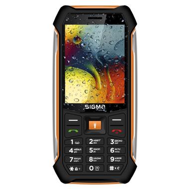 Мобильный телефон Sigma mobile X-style 323 Rain Black/Orange (4827798885727) фото №1