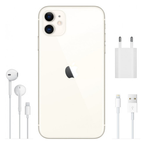 Смартфон Apple iPhone 11 4/64Gb Duos A2223 White *EU фото №1