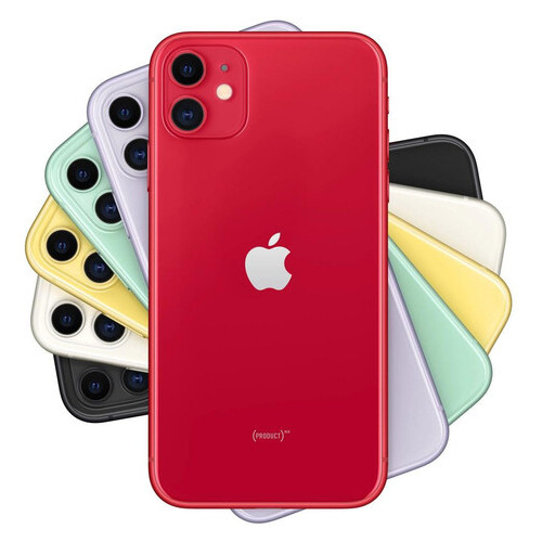 Смартфон Apple iPhone 11 64Gb Product Red (MHDD3) фото №2