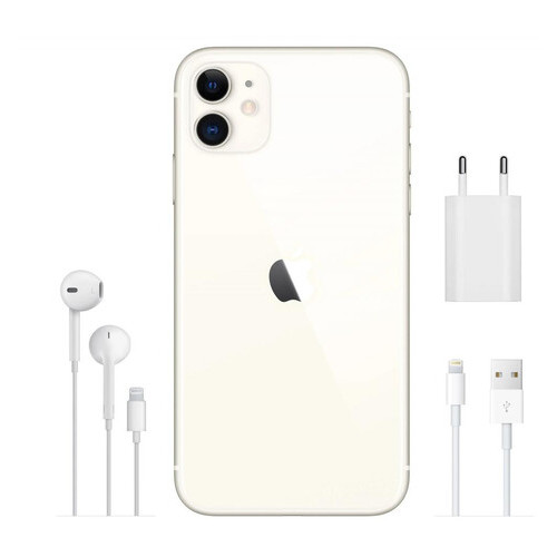 Смартфон Apple iPhone 11 64 Gb White Slim Box *EU фото №2