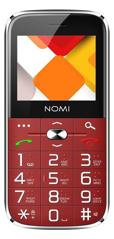 Мобільний телефон Nomi i220 Dual Sim Red фото №3