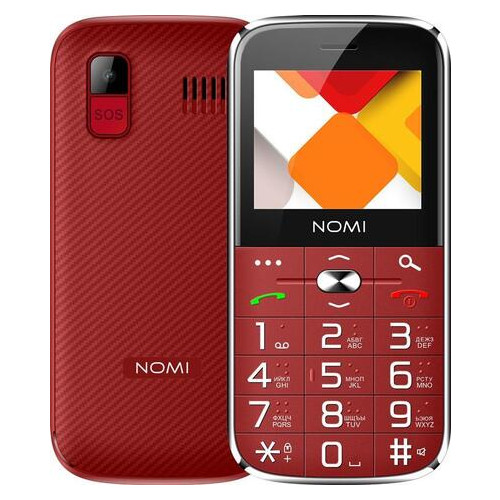 Мобільний телефон Nomi i220 Dual Sim Red фото №2