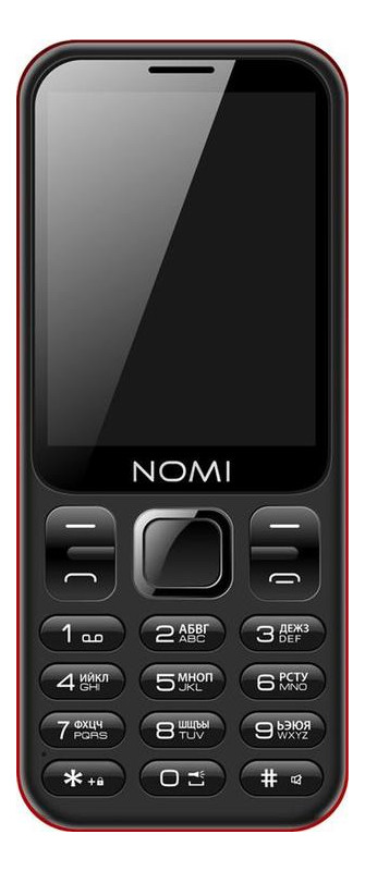 Мобільний телефон Nomi i284 Dual Sim Red фото №2
