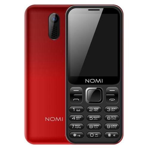 Мобільний телефон Nomi i284 Dual Sim Red фото №1