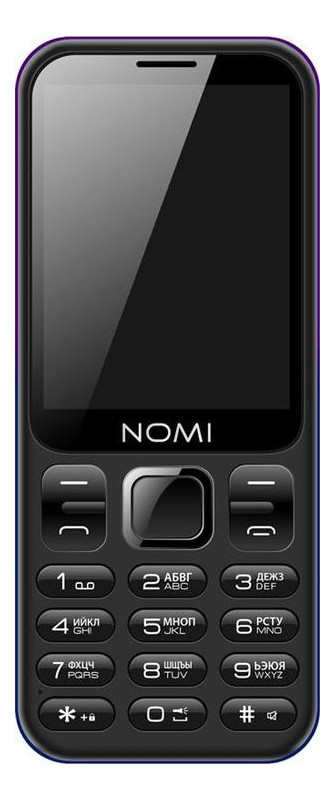 Мобільний телефон Nomi i284 Dual Sim Violet/Blue фото №2