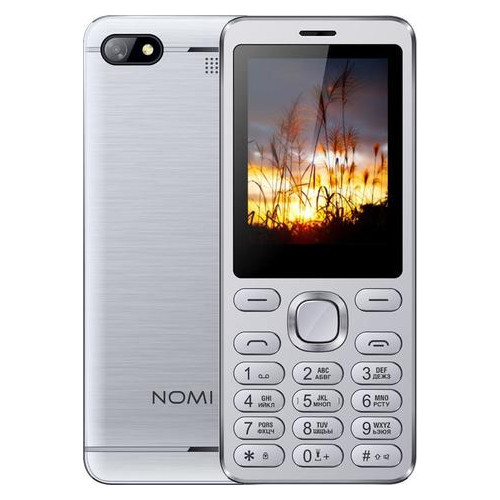 Мобільний телефон Nomi i2411 Dual Sim Silver фото №1
