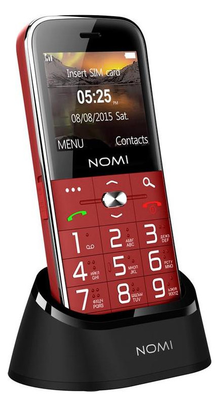 Мобільний телефон Nomi i220 Red (i220 Red) фото №1