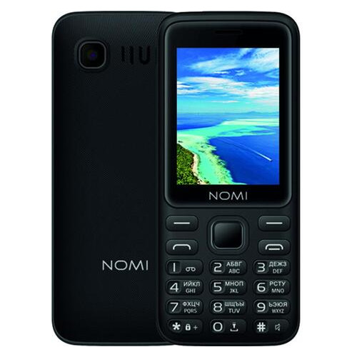 Мобільний телефон Nomi i2401+ Dual Sim Black фото №1