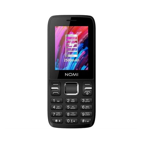 Мобільний телефон Nomi i2430 Black фото №1