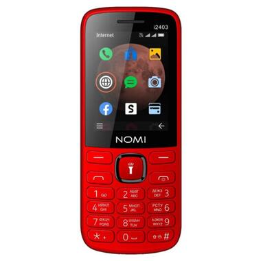 Мобільний телефон Nomi i2403 Red фото №1