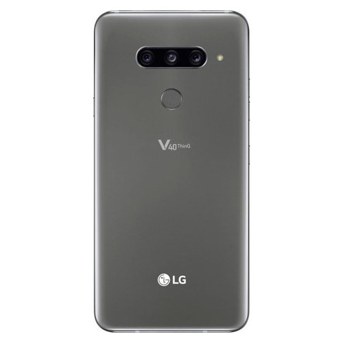 Смартфон LG V40 ThinQ 6/128GB Dual SIM Platinum Gray Refurbished фото №2