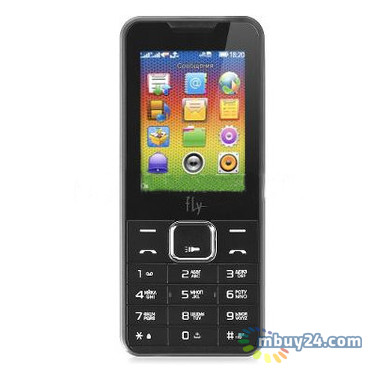 Мобільний телефон Fly FF243 Dual Sim Black фото №1