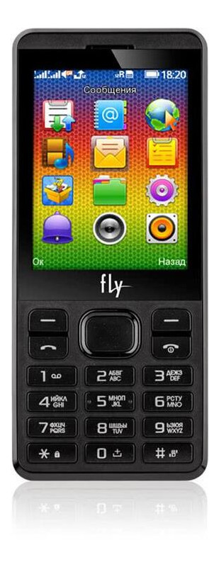 Мобильныq телефон Fly FF281 Dual Sim Dark Grey фото №1