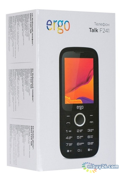 Мобільний телефон Ergo F241 Talk Dual Sim Black фото №4