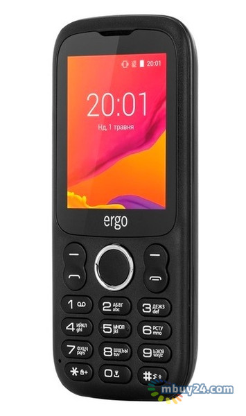 Мобільний телефон Ergo F241 Talk Dual Sim Black фото №2