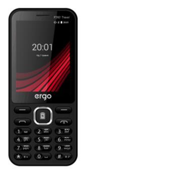 Мобільний телефон Ergo F282 Travel Dual Sim Black фото №1