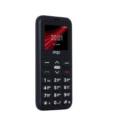 Мобільний телефон Ergo F186 Solace Dual Sim Black фото №8