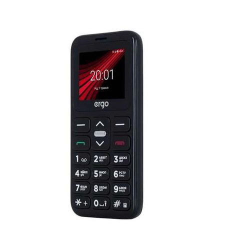 Мобільний телефон Ergo F186 Solace Dual Sim Black фото №7